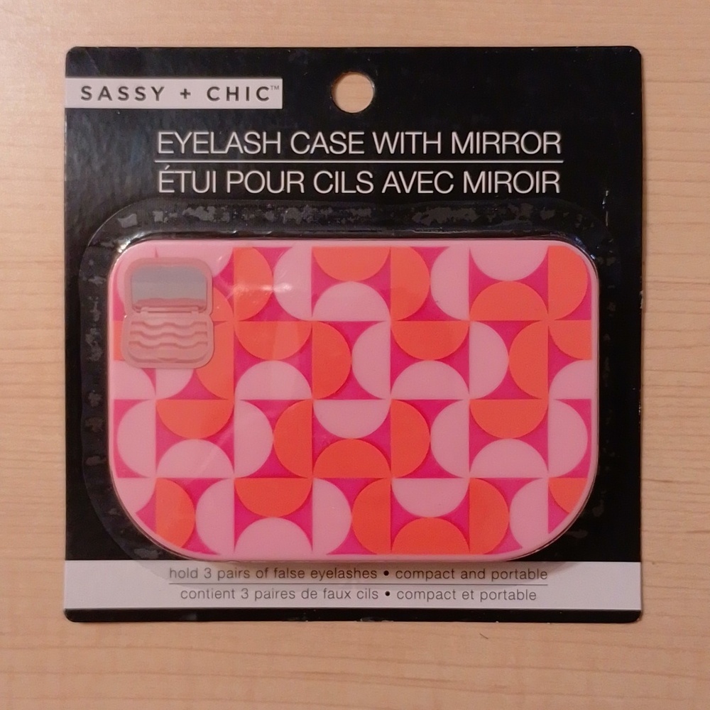 $5 False Eyelash Case with Mirror Travel Organization